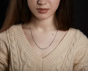 Срібний ланцюжок Панцирний АР-45  зображення 2