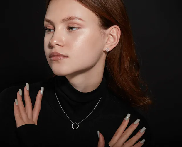 Срібні сережки пусети Моніка 1161.50С