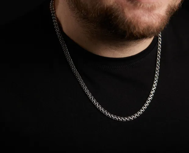 Срібний ланцюжок Грецький Бісмарк ц-29/1ч