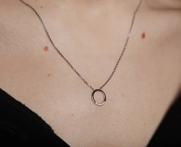 Срібне кольє Адель 862125