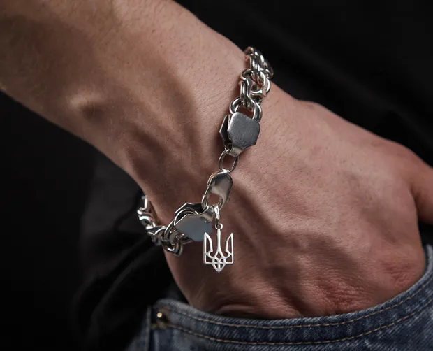 Срібний браслет класичний бісмарк бр.6002/120