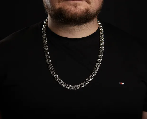 Срібний ланцюжок Класичний Бісмарк ц.6002/80