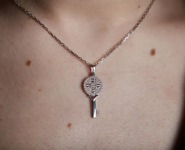 Срібна підвіска Ключик 362673