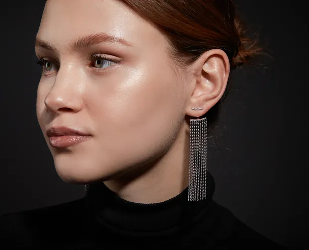 Срібні сережки трансформери пусети Танго 1130.50С