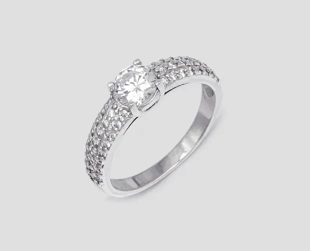 Срібна каблучка Вірність 8011 Р