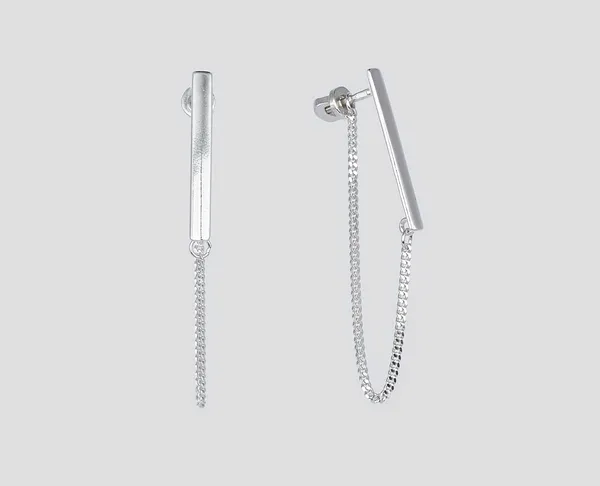 Срібні сережки трансформери Уельс 24071