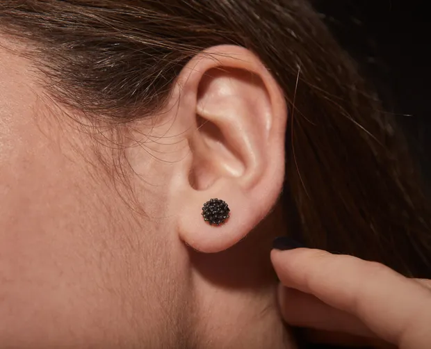 Срібні сережки пусети Етюд 2194