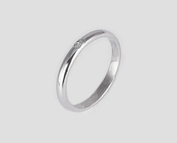 Срібна каблучка з вставкою Промінь 11000/1