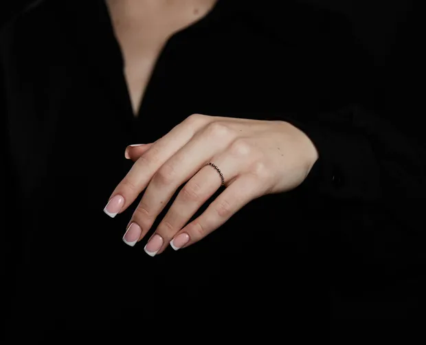 Срібна каблучка Карамелька 1612229