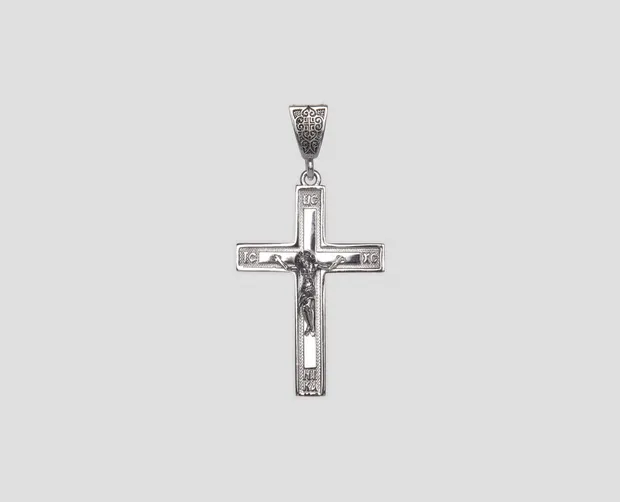 Срібний хрестик Сила 3141.1 ч