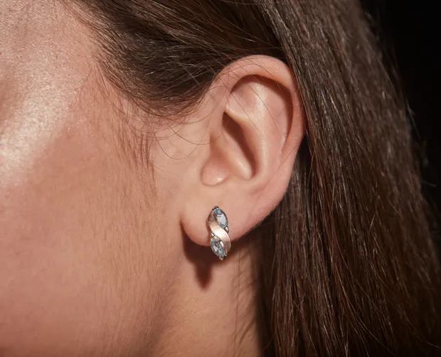 Срібні сережки англійська застібка Ада 009С