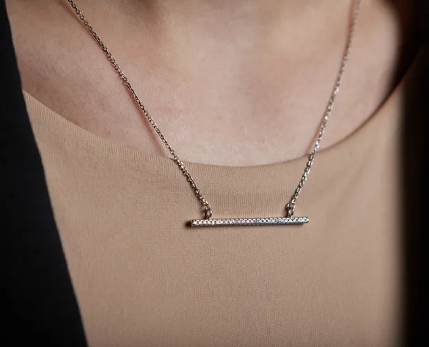 Срібне кольє Дженіфер 862173