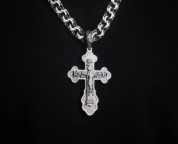 Срібний хрестик Оберіг 212 ч
