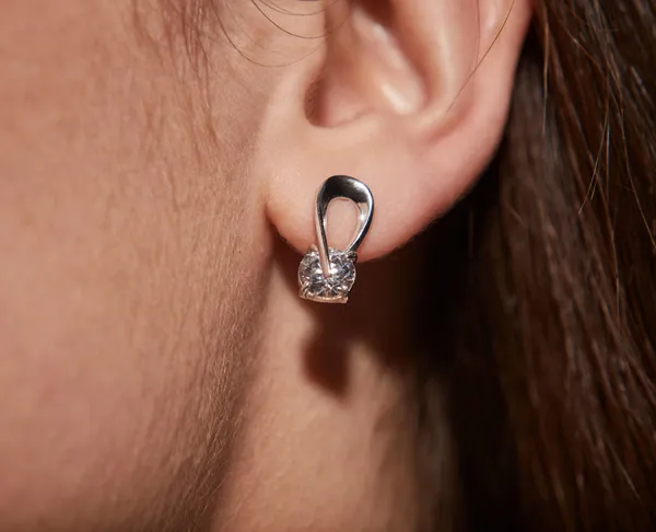 Срібні сережки англійська застібка Мальта 20255Р