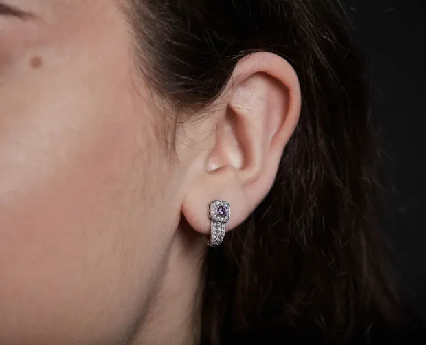 Срібні сережки Бруклін 7036 Р