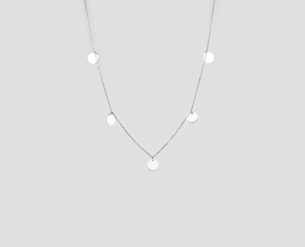 Срібне кольє Монетки 908-01149