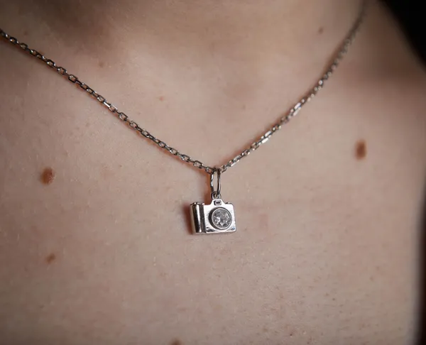Срібна підвіска Фотоапарат 362607
