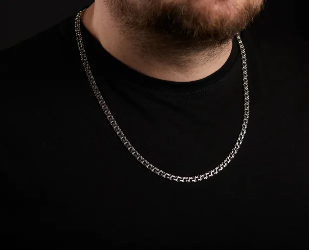 Срібний ланцюжок Класичний Бісмарк ц-21/1ч