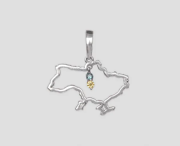 Срібна підвіска Україна 34138