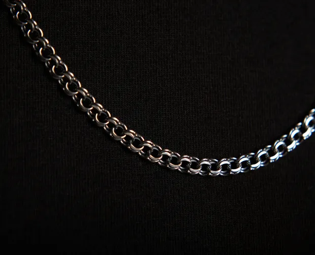 Срібний ланцюжок Плоский Бісмарк ц.6007/12