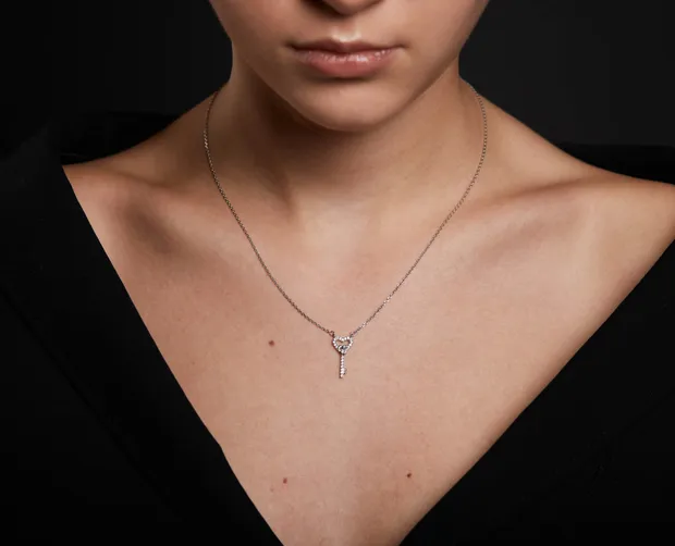 Срібне кольє Срібний Ключик 862111