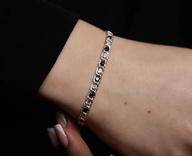 Срібний браслет Арабський Бісмарк б-22/2ч